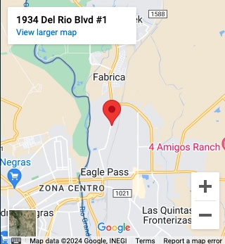 Map of Marco Bass Law Firm - Eagle Pass Location